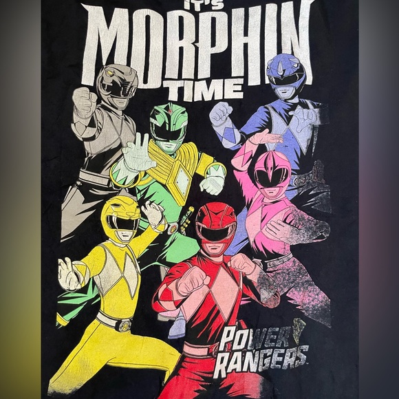 Men’s mighty Morphin, Power Rangers T-shirt size 2X - Picture 2 of 3